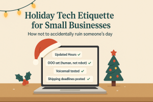 holiday IT best practices for small businesses