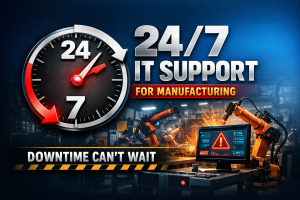 24/7 IT support for manufacturing